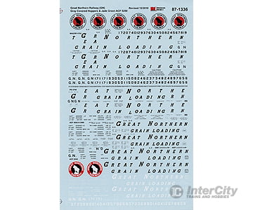 Microscale Ho 871336 Great Northern - Gn (Gray Scheme) -- Acf Centerflow 4650 5250 & Cyl Magor 4750