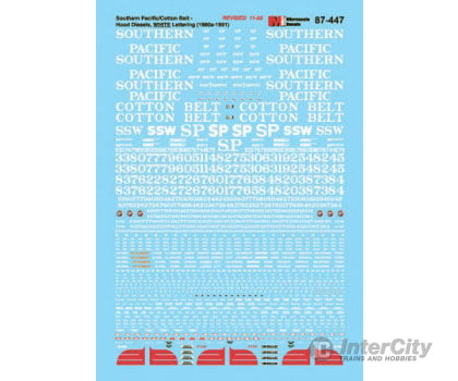 Microscale Ho 87447 Southern Pacific - Sp / St. Louis Southwestern ’Cotton Belt’ Ssw -- Diesels