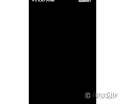 Microscale TF-2 Trim Film Solid Color Decal Sheet - Black Decals