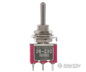 Miniatronics Corp. 3623004 Miniature Toggle Switches -- Spdt 5Amp 120V Center Off Pkg(4) Lights &