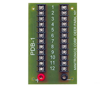 Miniatronics Pdb - 1 - 12 - Position Prewired Power Distribution Block Rated At 15 Amps Lights &
