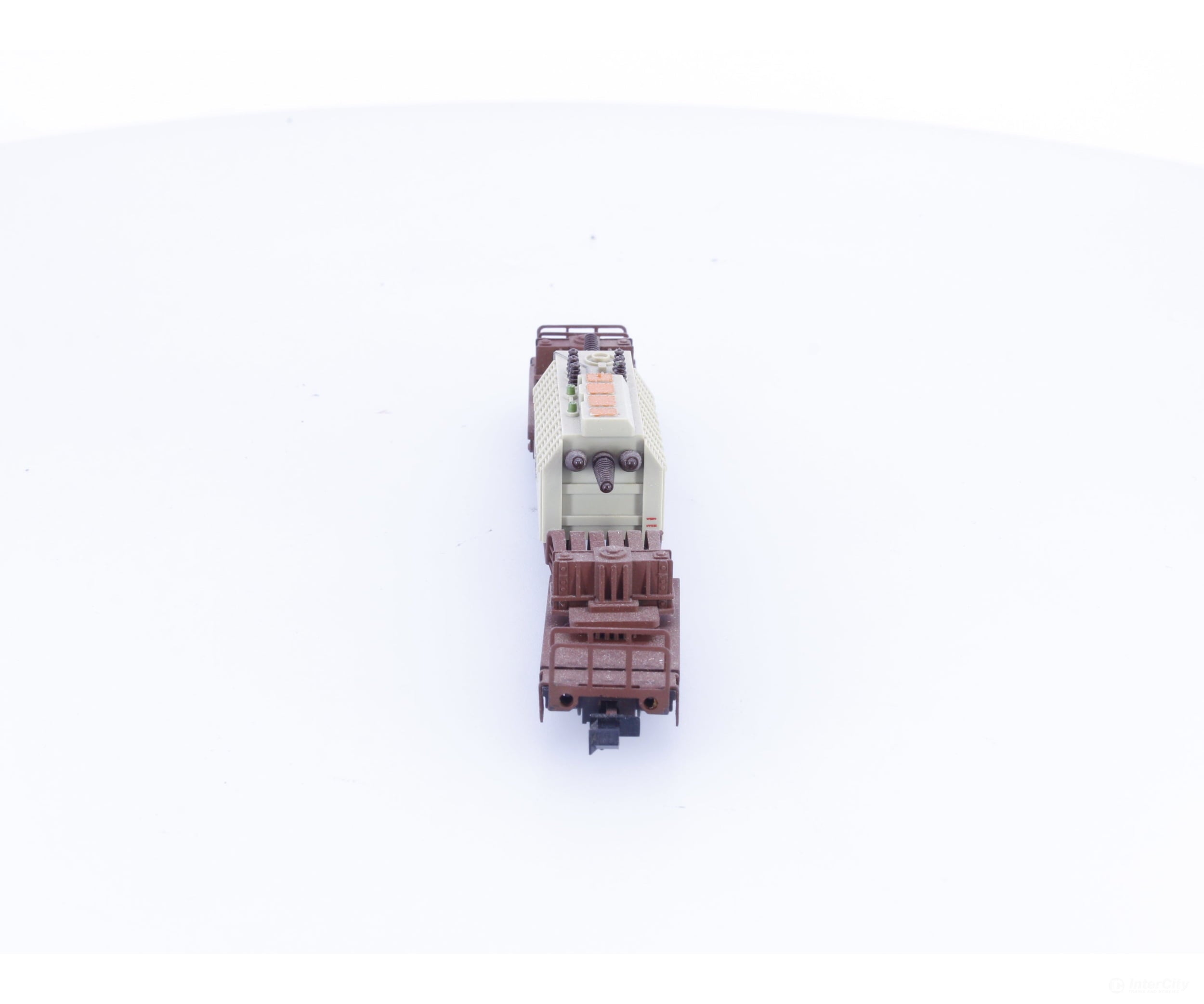 Minitrix 51290200 N Depressed Center Flat Car with Siemens Load Toronto Hamilton and Buffalo (THB) 1895 - Freight Cars