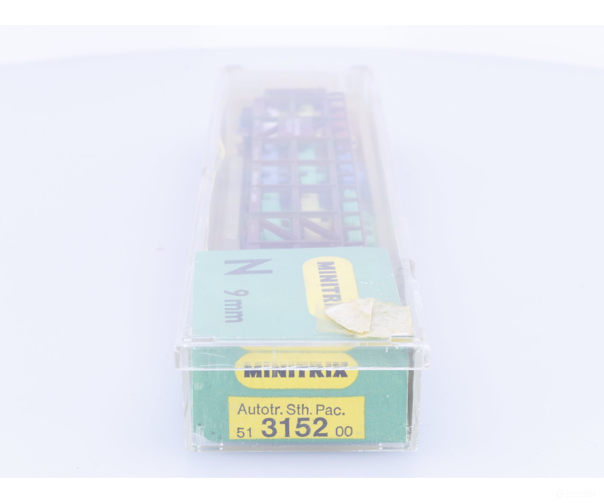 Minitrix 51315200 N Tri Level Open Autorack (TTX) Southern Pacific (SP) 71014 - Freight Cars