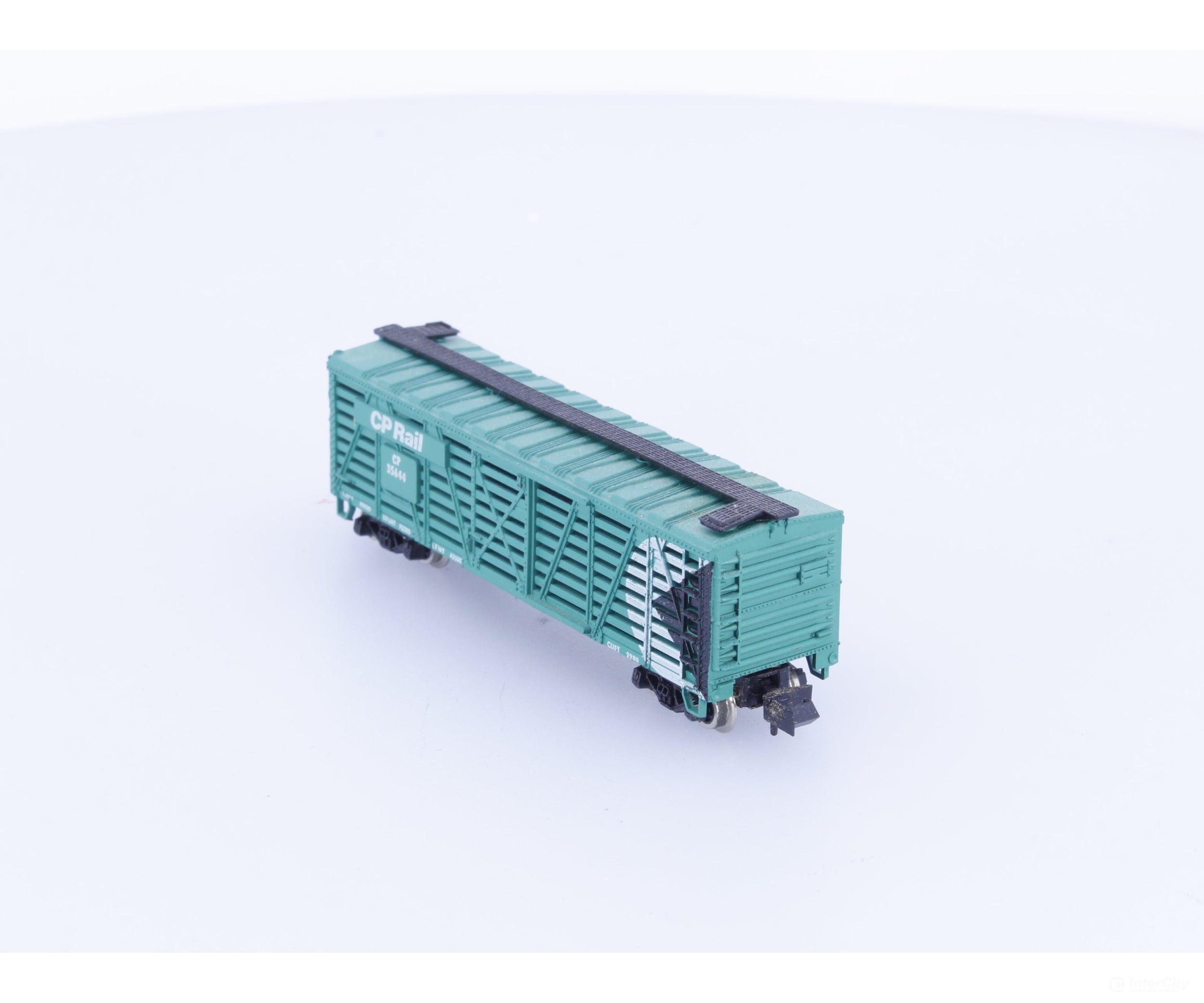 Minitrix 51322100 N 36’ Wood Stock Car Canadian Pacific (CP) 35644 Freight Cars