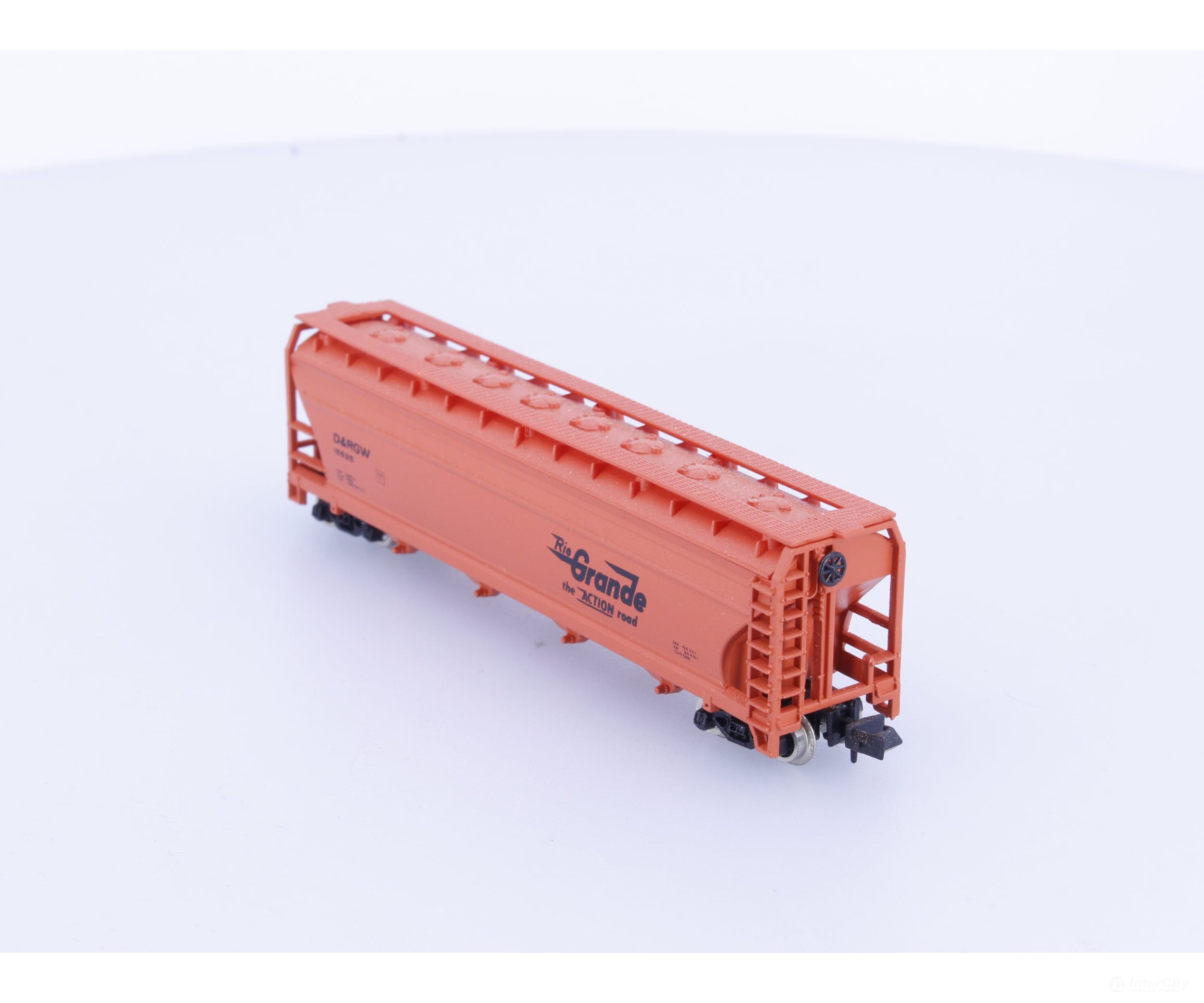Model Power 3474 N 55’ Cylindrical Hopper Denver and Rio Grande Western (DRGW) 15525 - Freight Cars