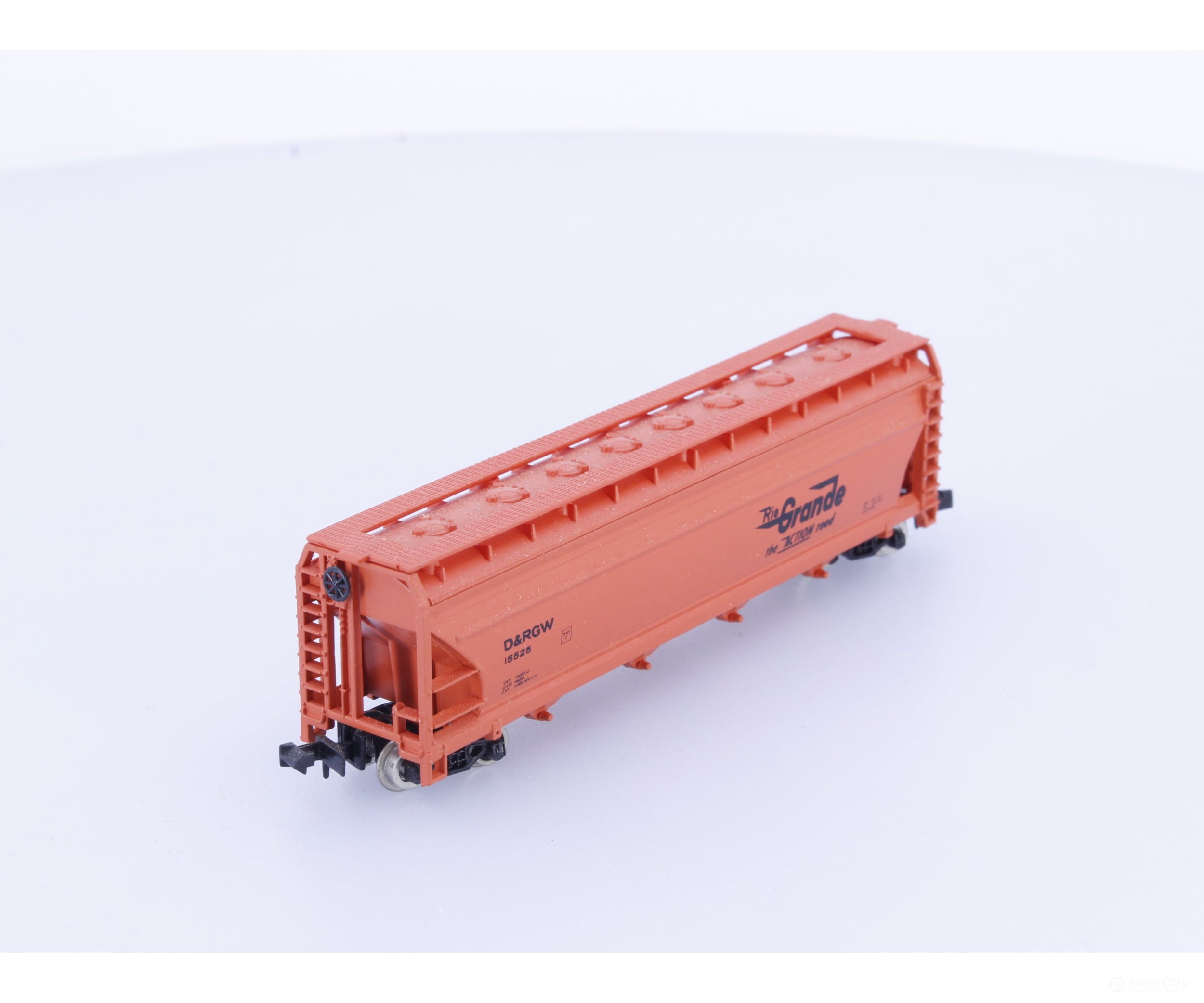 Model Power 3474 N 55’ Cylindrical Hopper Denver and Rio Grande Western (DRGW) 15525 - Freight Cars