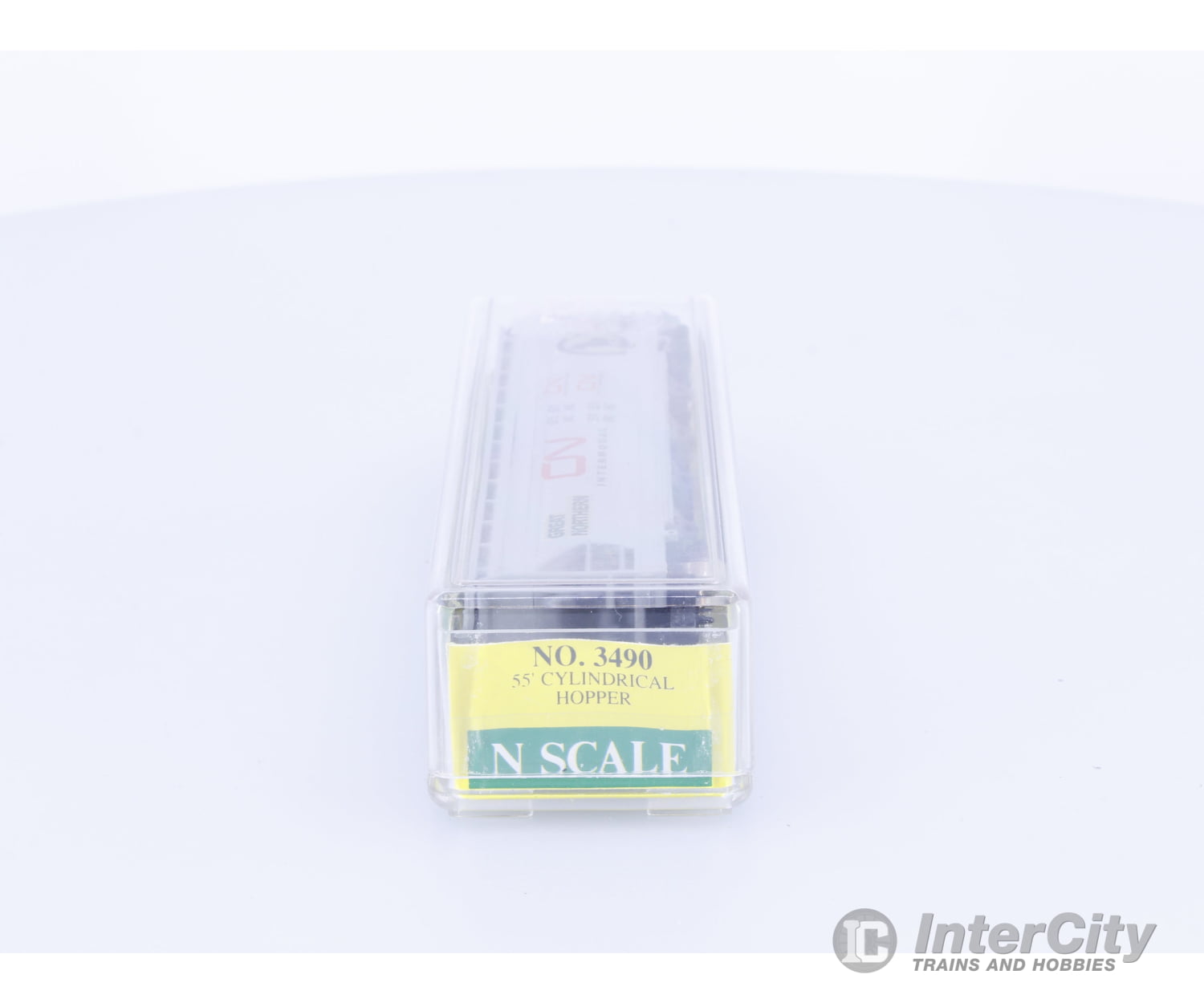 Model Power 3490 N 4 Bay Cylindrical Grain Hopper CN Intermodal Great Northern (GN) Freight Cars