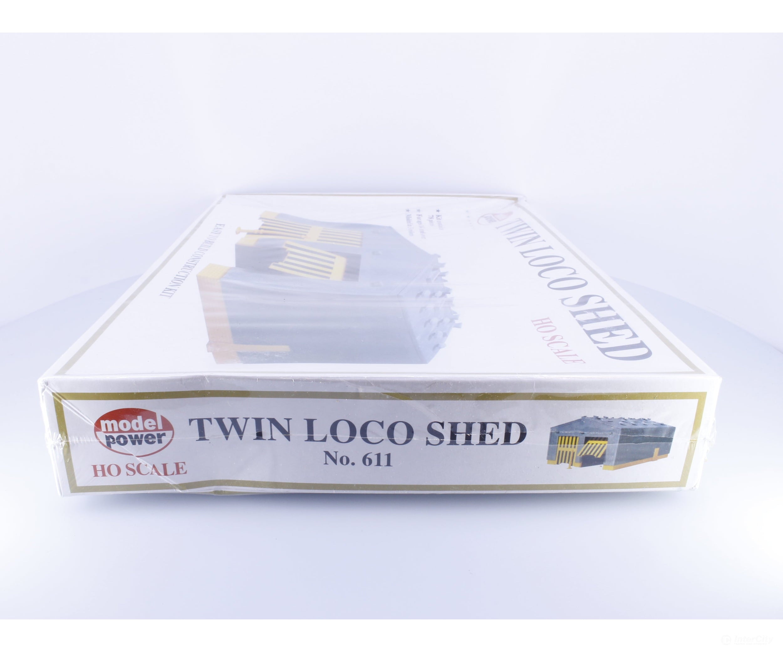 Model Power 611 HO Twin Loco Shed Kit - Structures