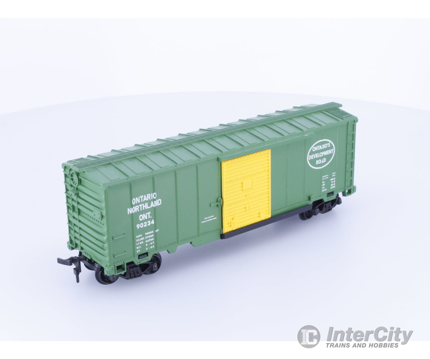 Model Power 7951 HO 40’ Single Door Steel Boxcar Ontario Northland (ONT) 90234 Freight Cars
