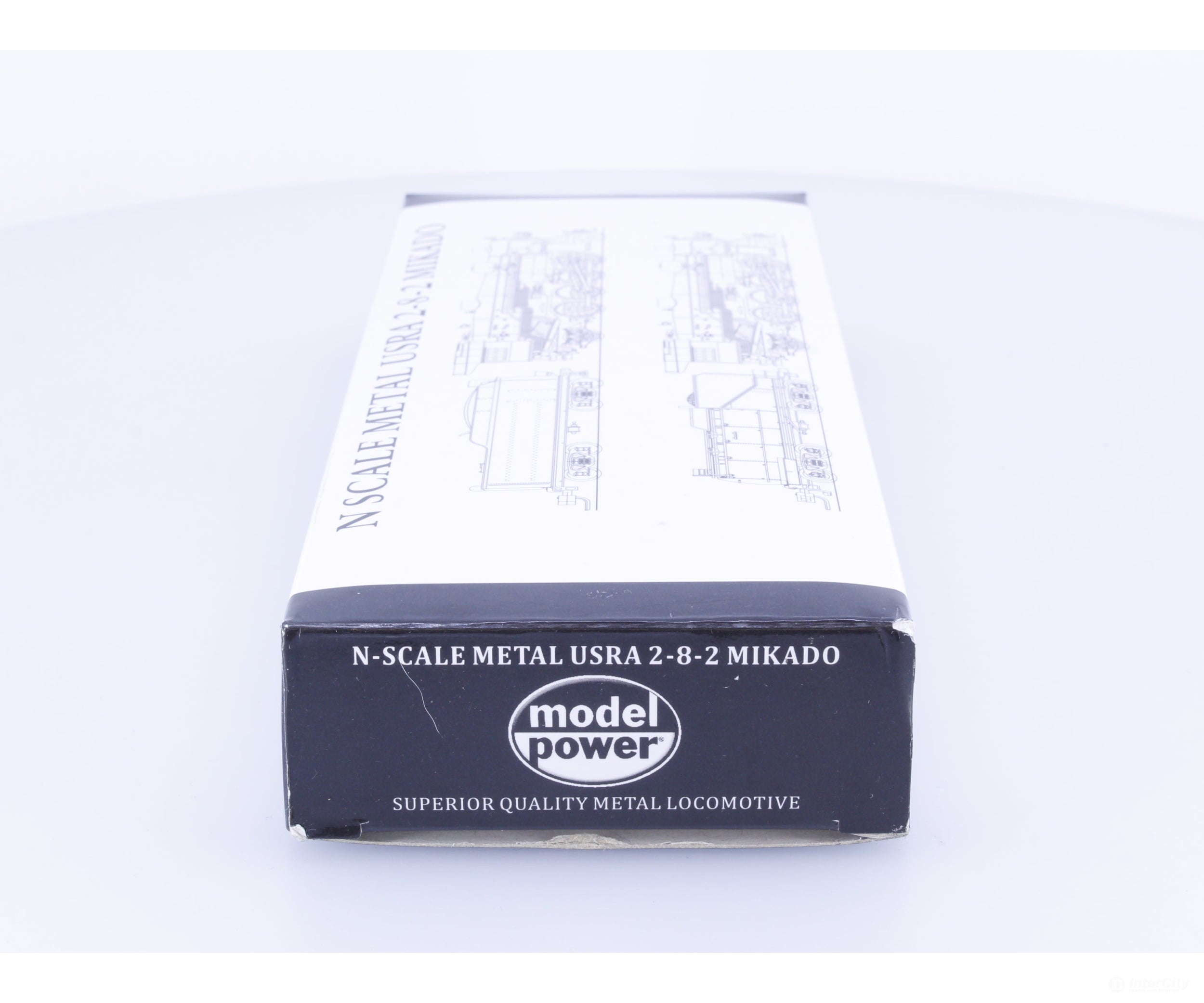 Model Power 87590 N Metal USRA 2-8-2 Mikado Steam Locomotive Undecorated Analog DC Locomotives