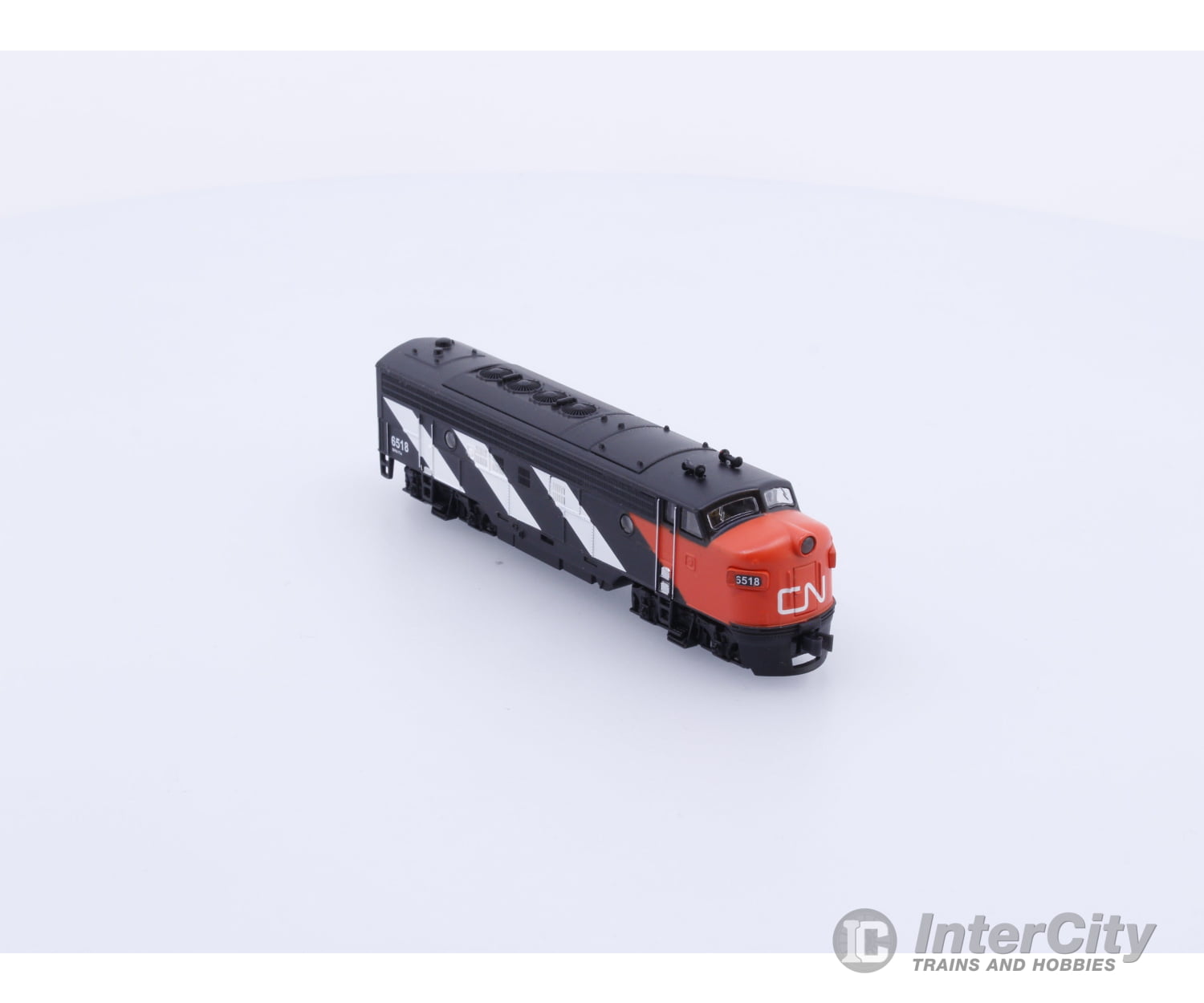 Model Power N F-7A Canadian National (CN) 6518 Analog DC Locomotives