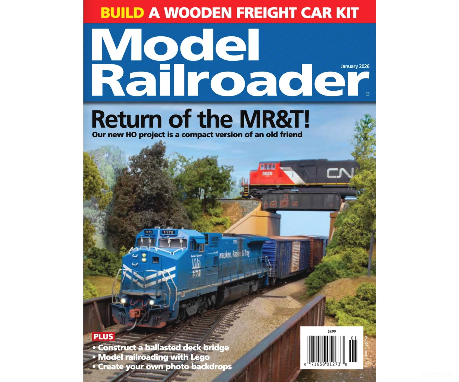 Model Railroader Magazine January 2026 Magazines