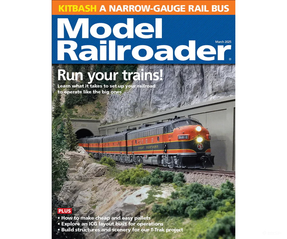 Model Railroader Magazine March 2025 Magazines