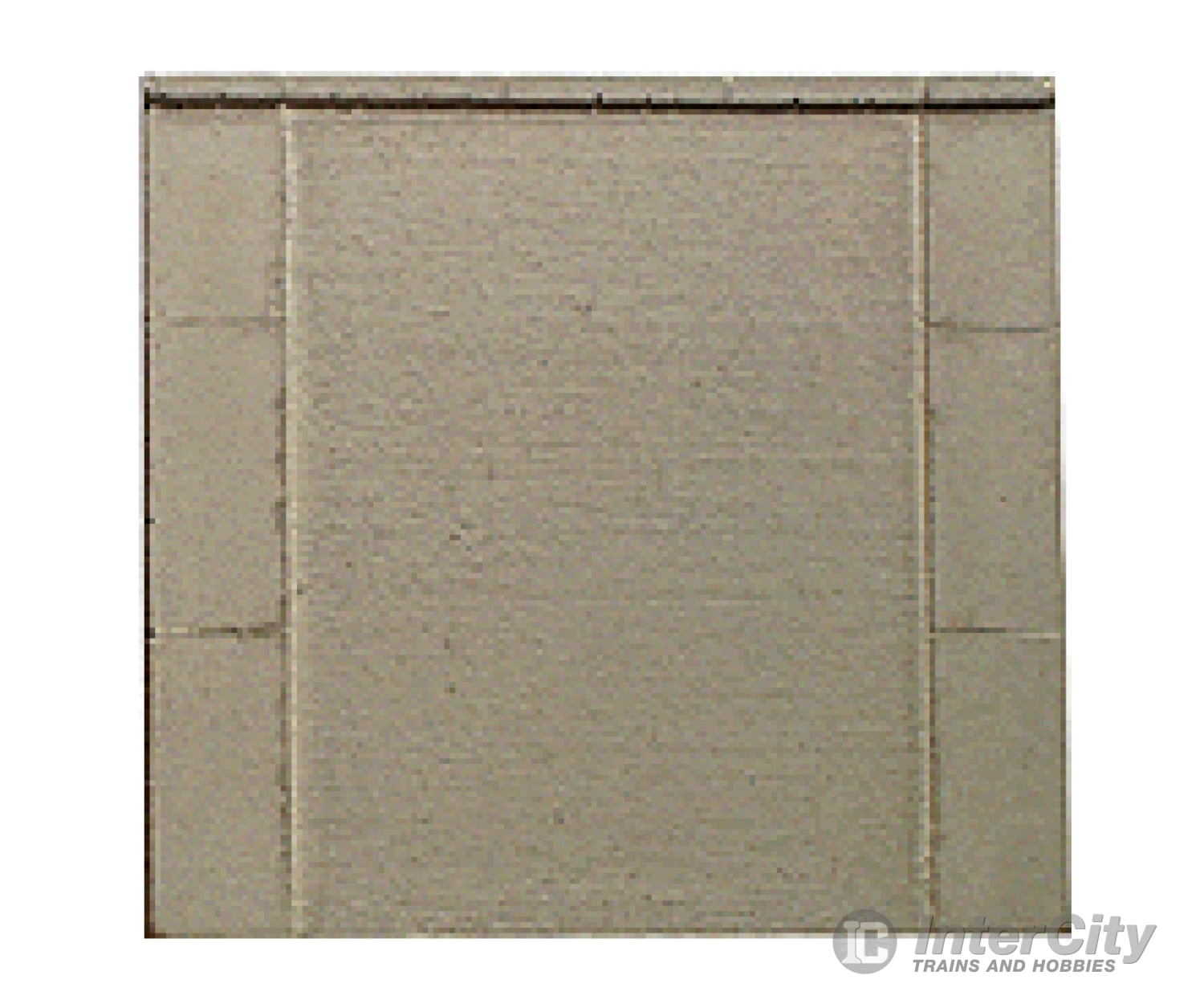 Model Railstuff N 2100 Concrete Wing Wall (One-Piece Painted Plaster Castings) -- Straight Tunnels &