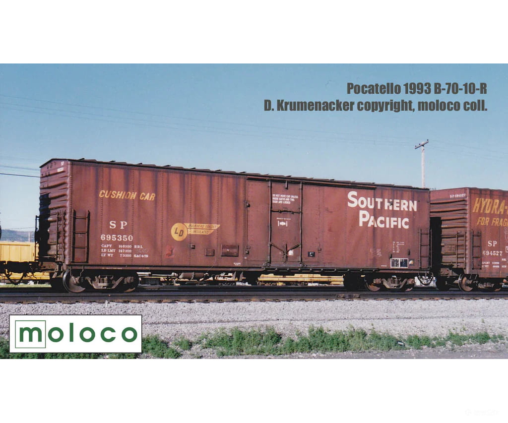 Moloco Ho 51025 Sp Repaint Sac-4-79 Pcf 50’ Rbl Plt B 10-0 Offset Door Ld Bulkheads Swf B-70-10-R