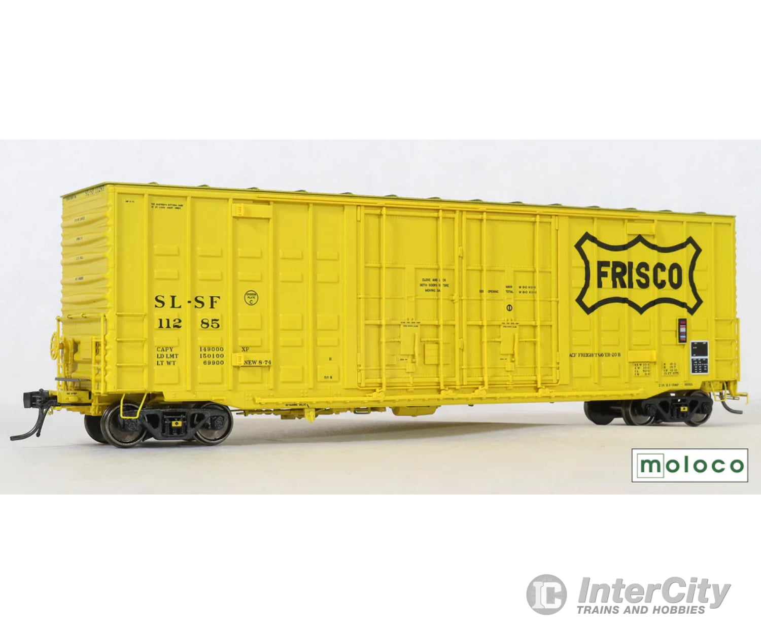 Moloco HO 60007-08 ACF 50’ Hicube Waffle 8 + 8 YPDX - SLSF ’Frisco’ 11290 Freight Cars