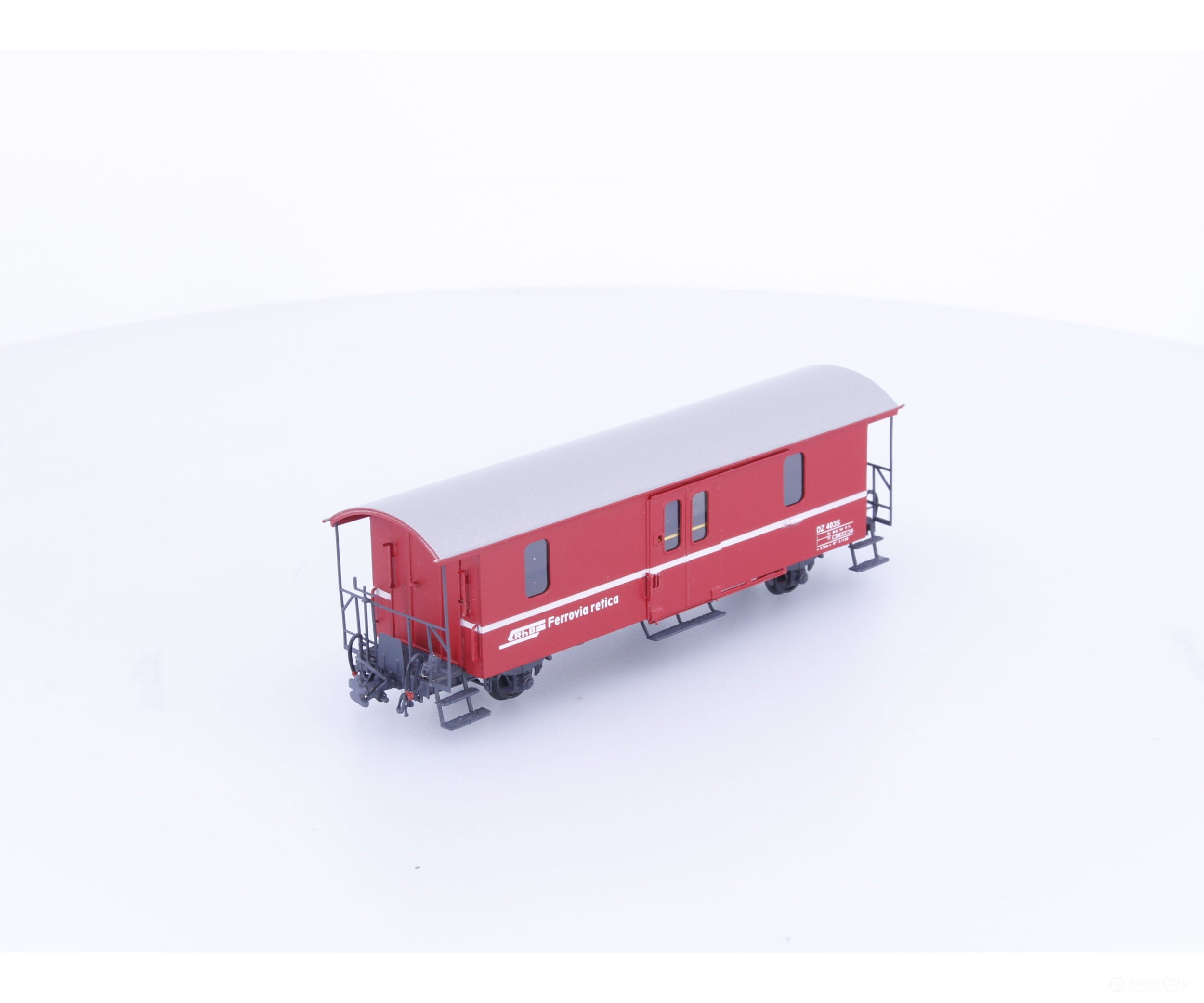 Motreno DZ4035 HOm RhB Brass Baggage Coach DZ4035 - European Passenger Cars