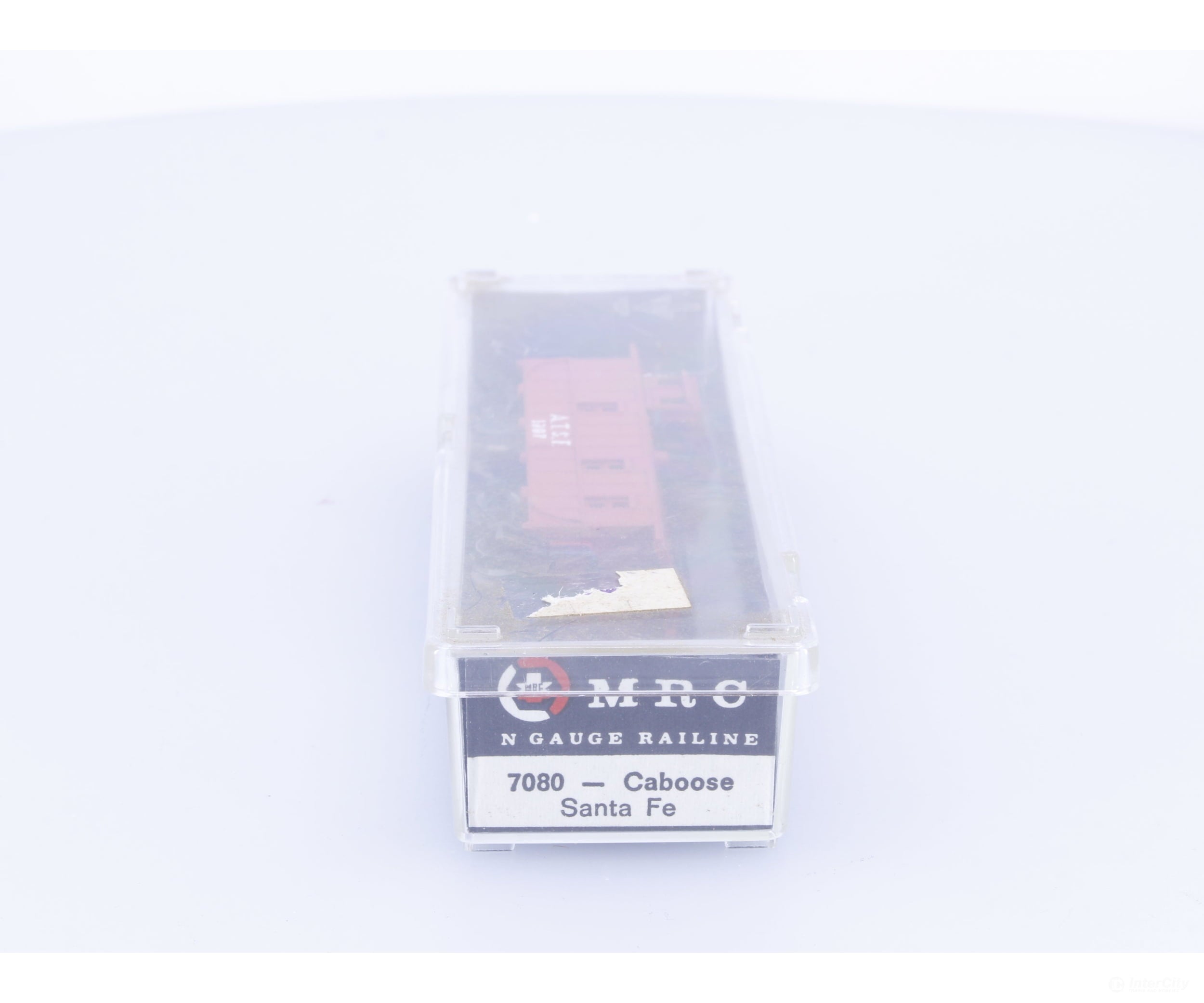 MRC 7080 N 34’ Caboose Atchison Topeka and Santa Fe (ATSF) 1997 Freight Cars