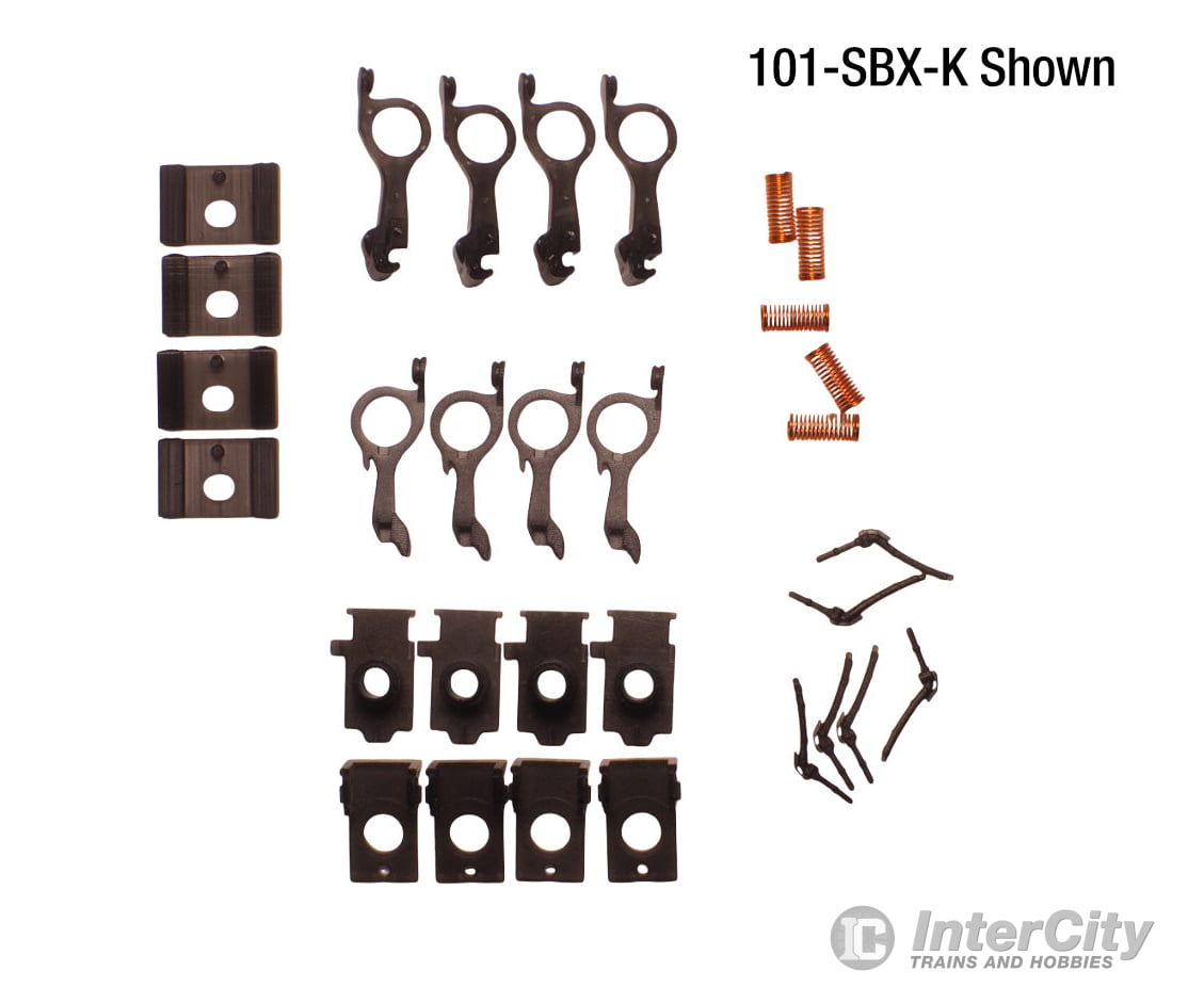 N-Possible N 201-SBX-K Medium Shank ScaleBox Coupler Kit (Scale Sized Box Replacement 2 Pair) Couplers & Trucks