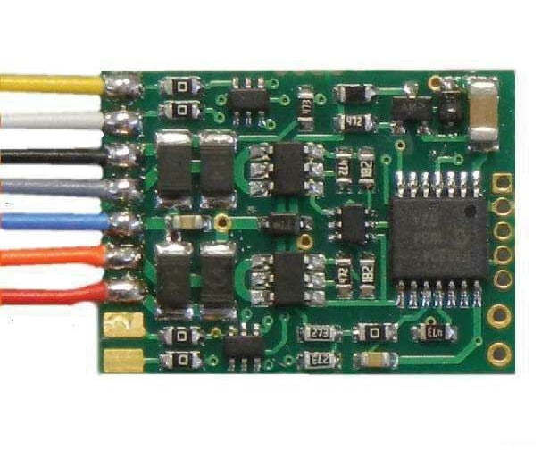 Nce 172 D13W 4-Function Dcc Control Decoder - Wired -- Pkg(4) 1.03 X.63.19’ 26 16.5 4.7Mm Decoders