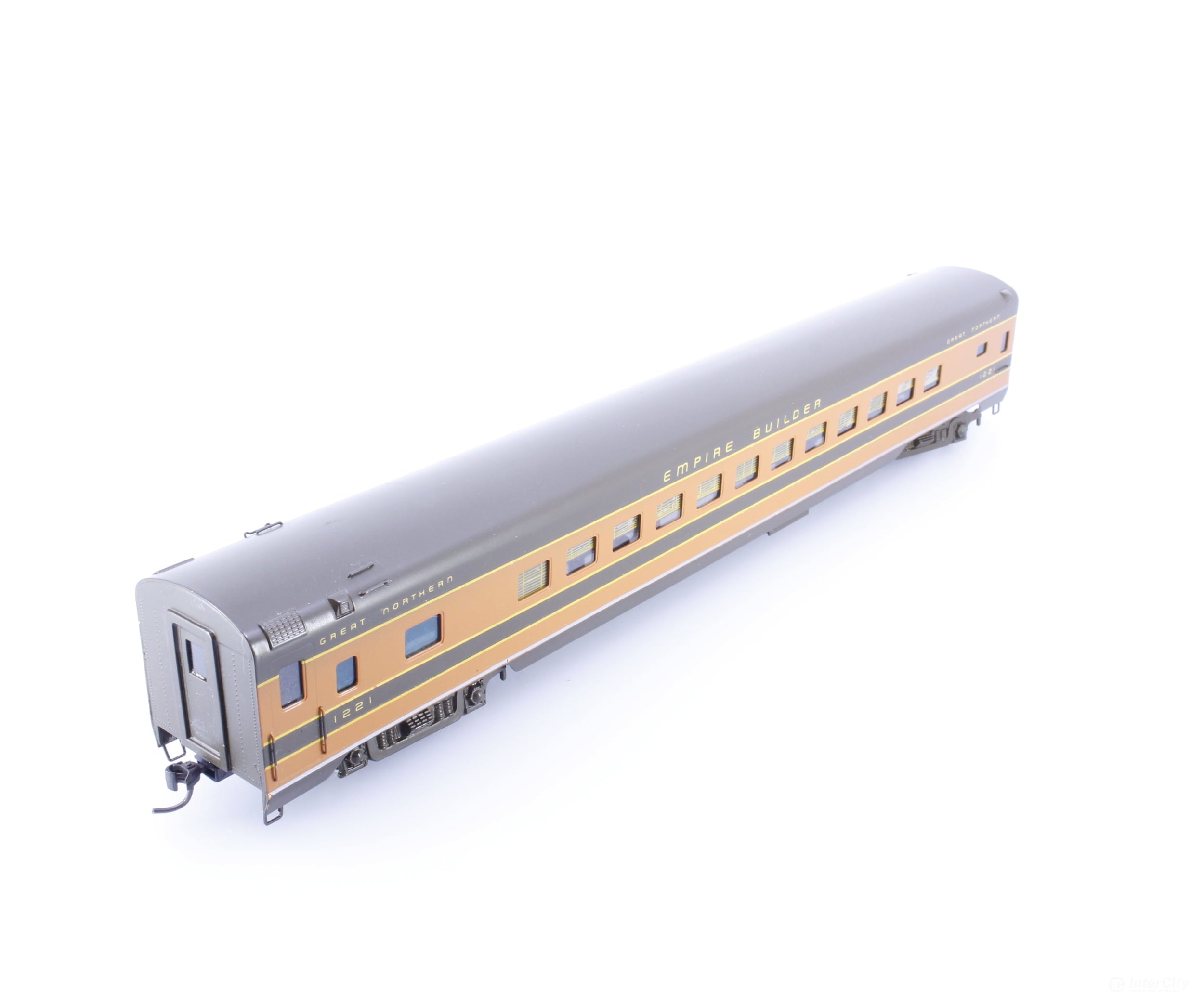 Nickel Plate Products 1221 HO Brass Empire Builder Passenger Coach Great Northern (GN) 1221 - Passenger Cars