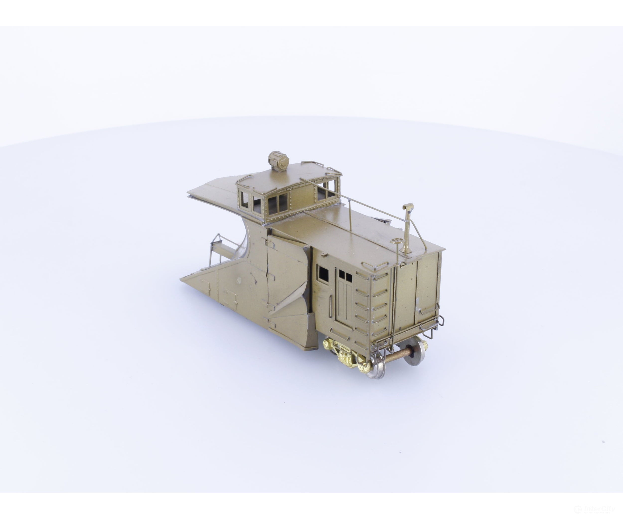 NJ Custom Brass RS-637 HO Brass All Steel Snowplow Freight Cars