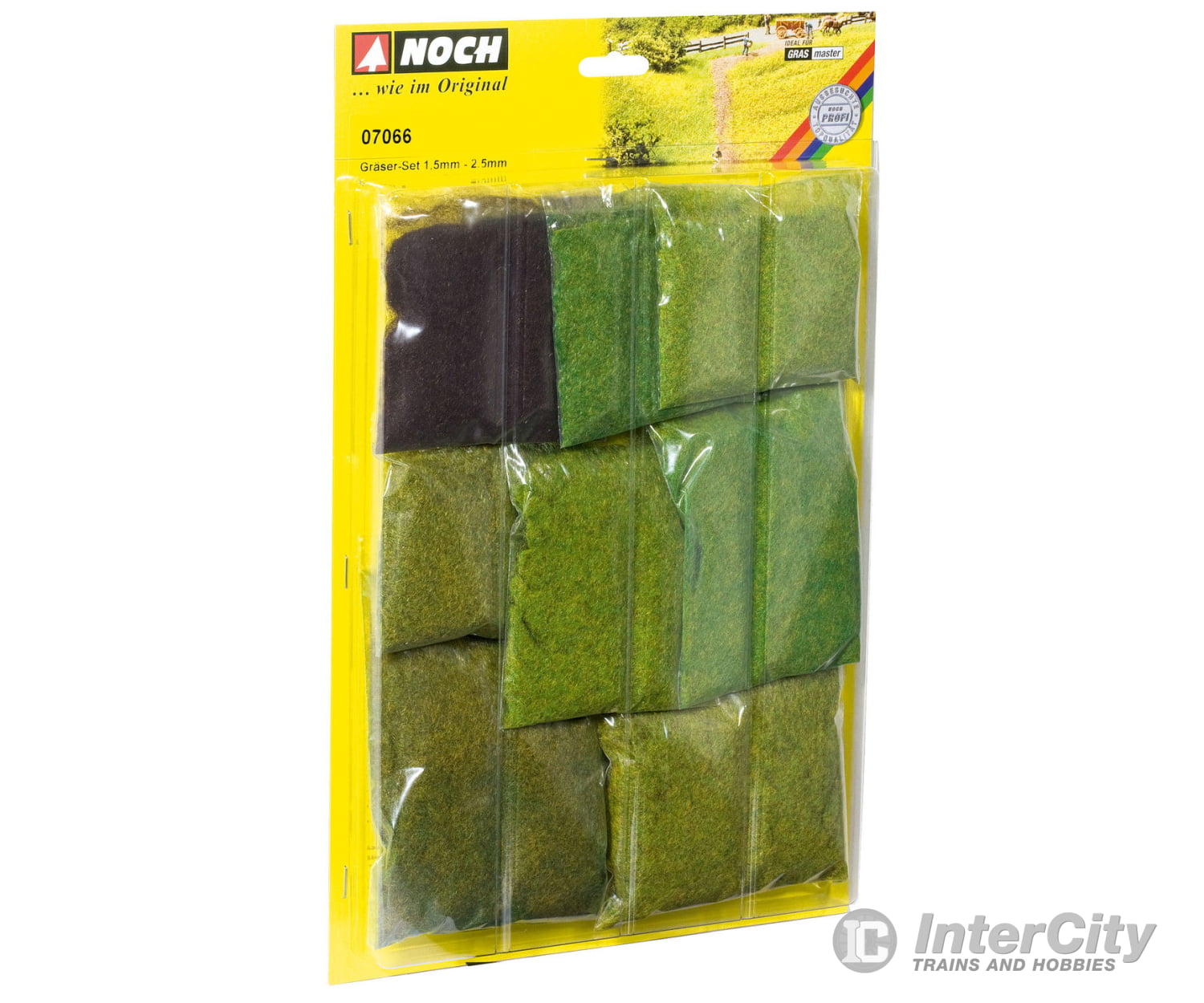 Noch 07066 Assortment of Grass Fibres Short Static Grass & Applicators