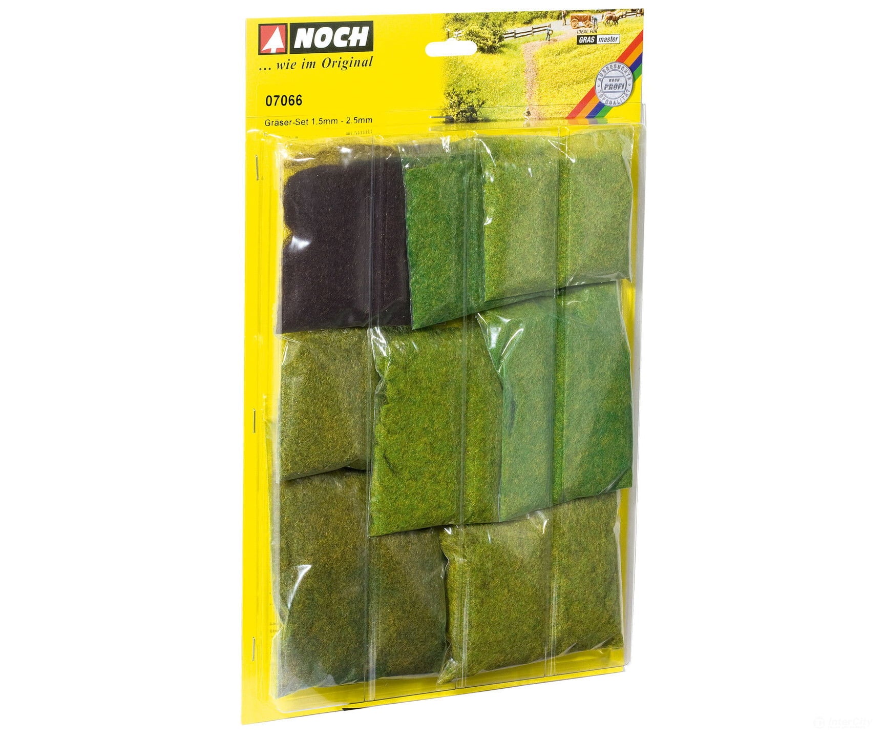 Noch 07066 Assortment of Grass Fibres Short Static Grass & Applicators