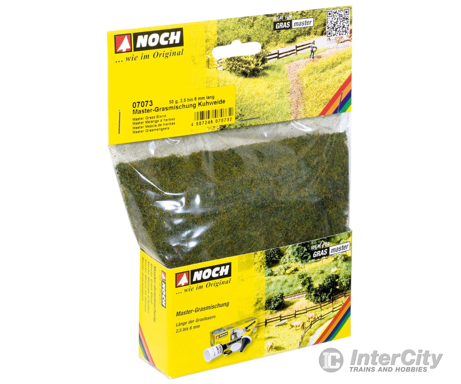 Noch 07073 HO TT O G Master Grass Blend ’Cow Pasture’ Static Grass & Applicators