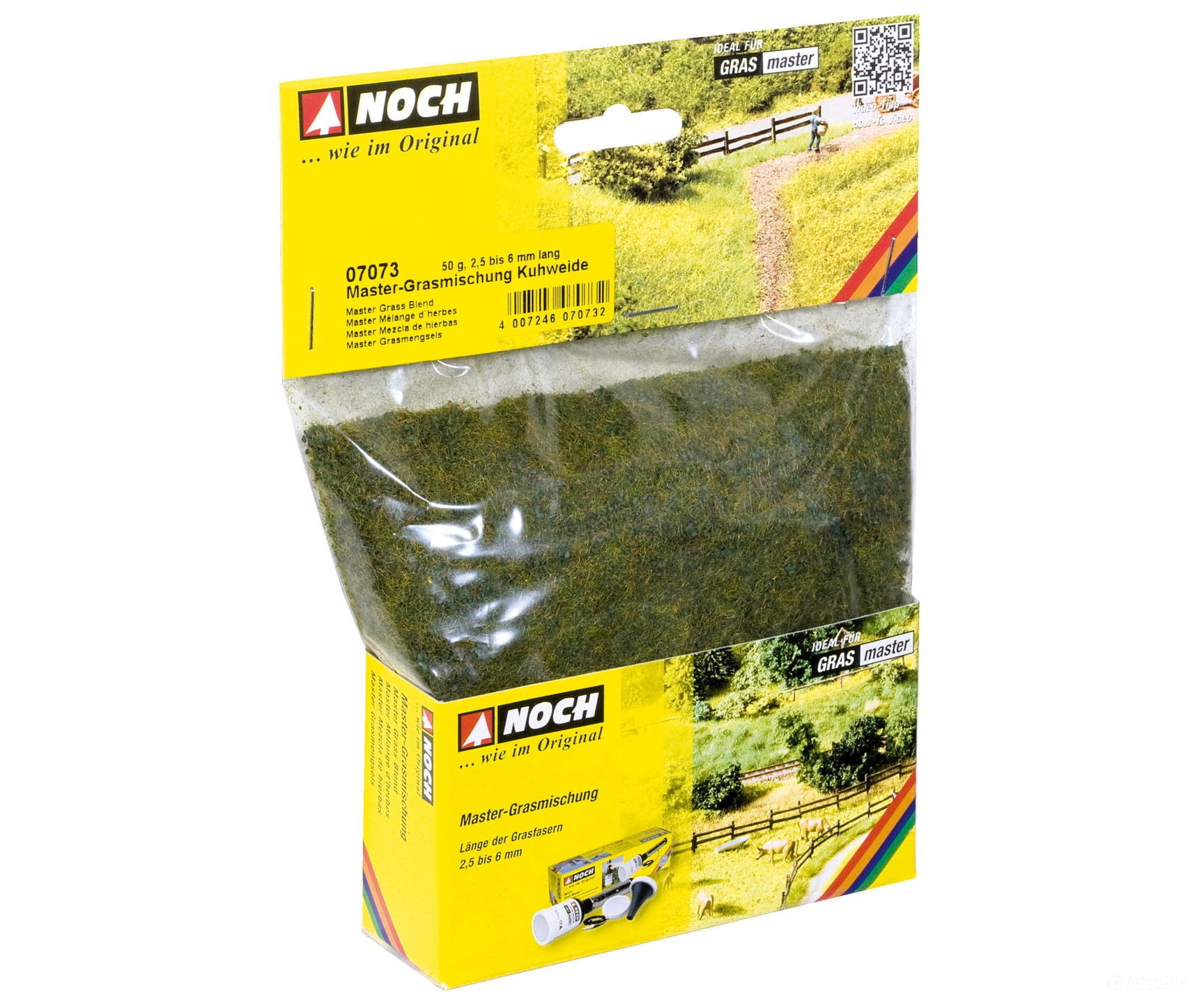 Noch 07073 HO TT O G Master Grass Blend ’Cow Pasture’ Static Grass & Applicators