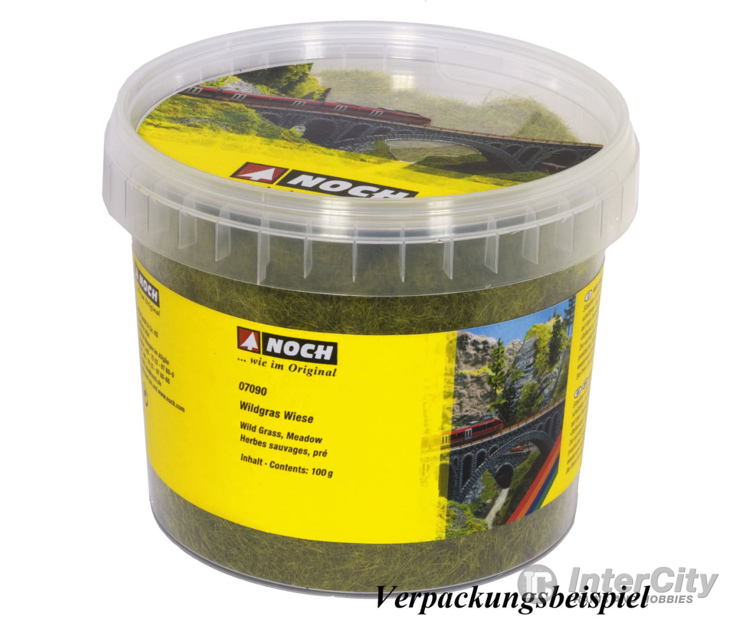 Noch 07092 Wild Grass Light Green 6 mm Static Grass & Applicators