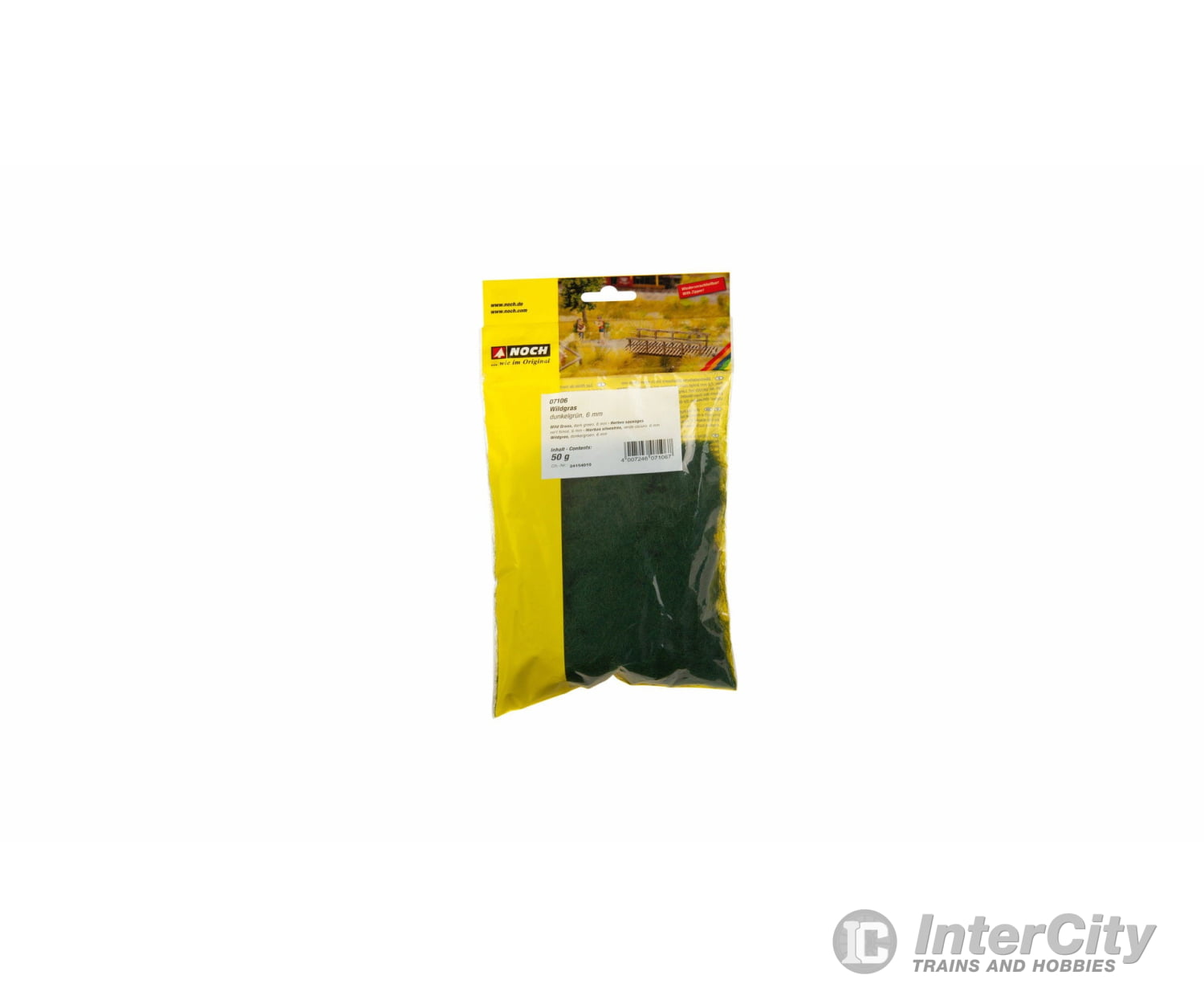 Noch 07106 Wild Grass Dark Green 6 mm Static Grass & Applicators