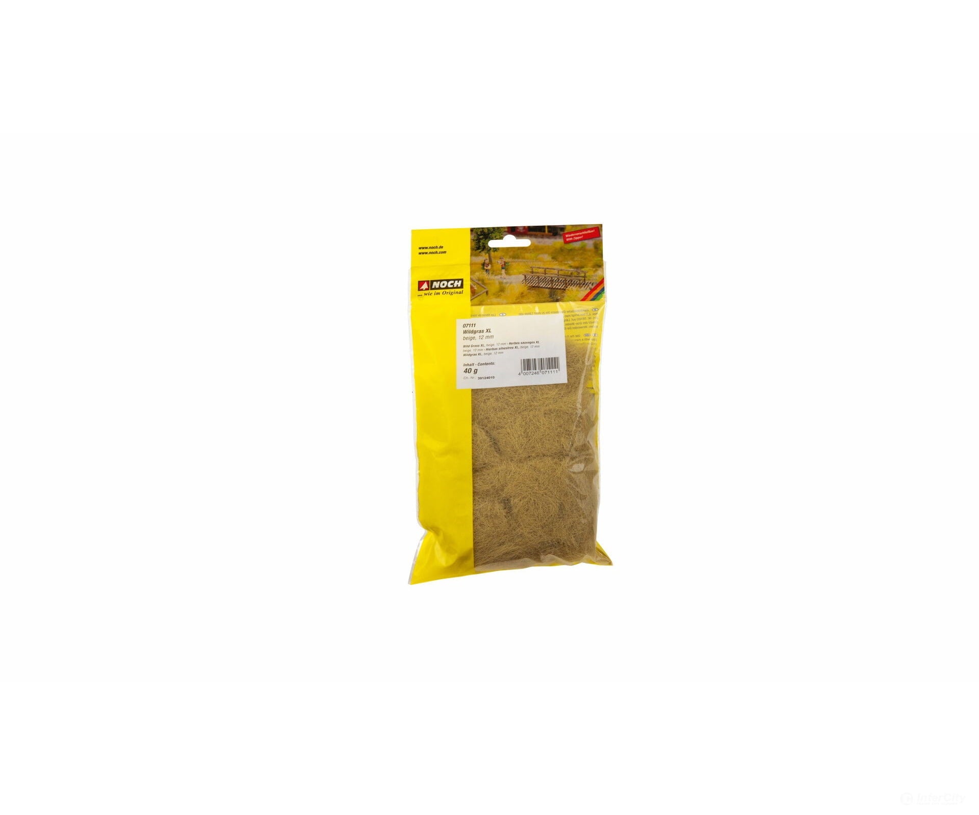Noch 07111 Wild Grass XL Beige 12 mm Static Grass & Applicators
