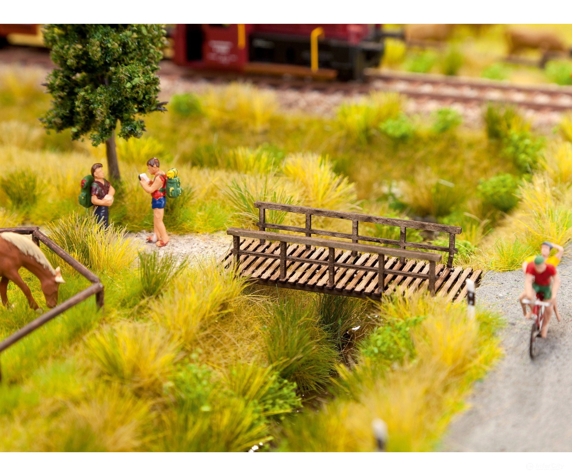 Noch 07125 Grass Strips ’Light and Dark Green’ Grass & Scenery Mats