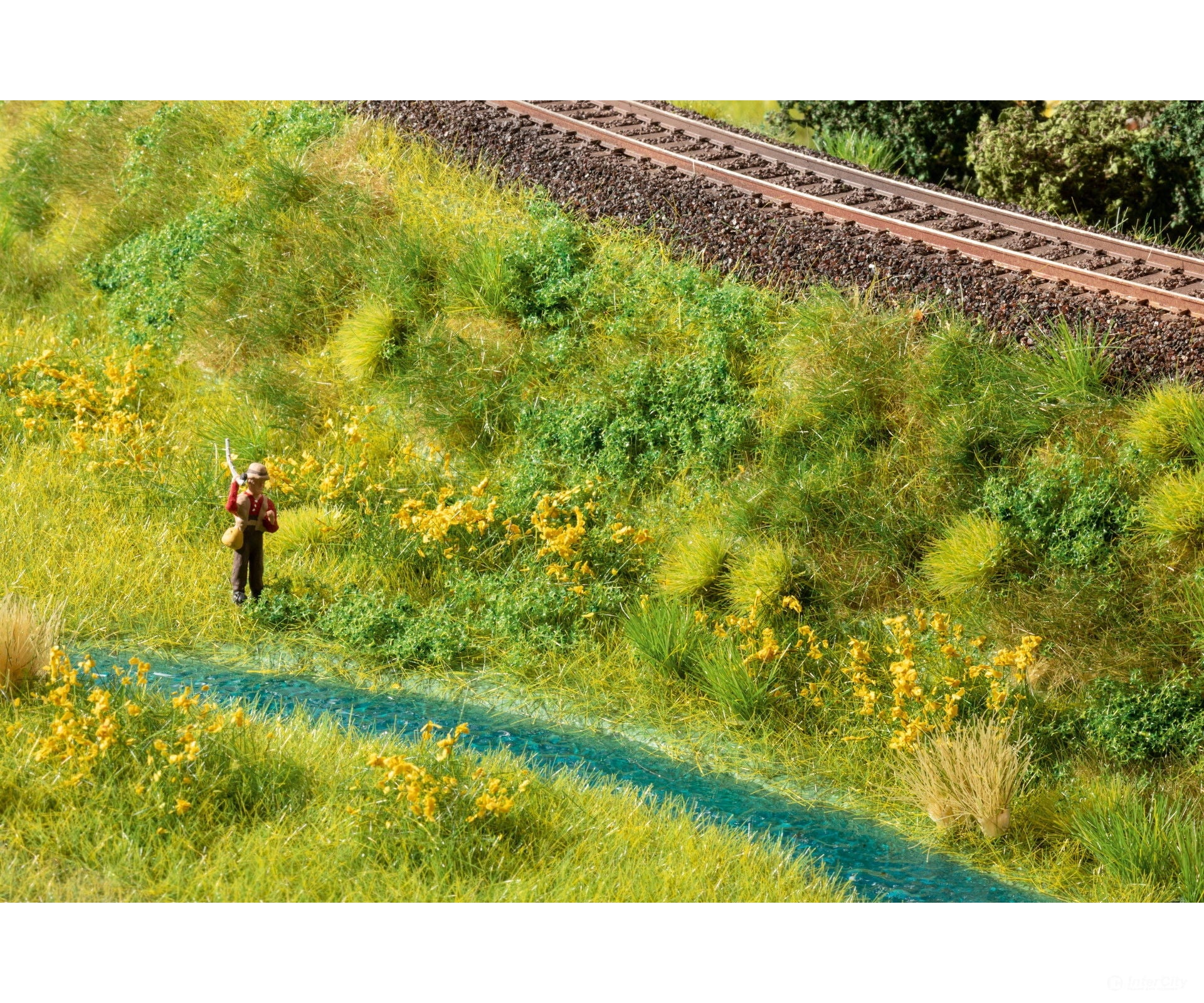 Noch 07252 HO N Z Groundcover Foliage Dark Green Grass & Scenery Mats