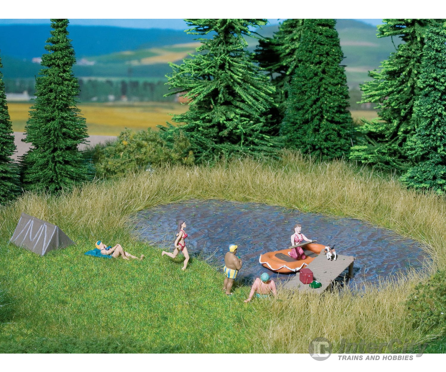 Noch 07442 Natur + ’Swimming Lake’ Grass & Scenery Mats