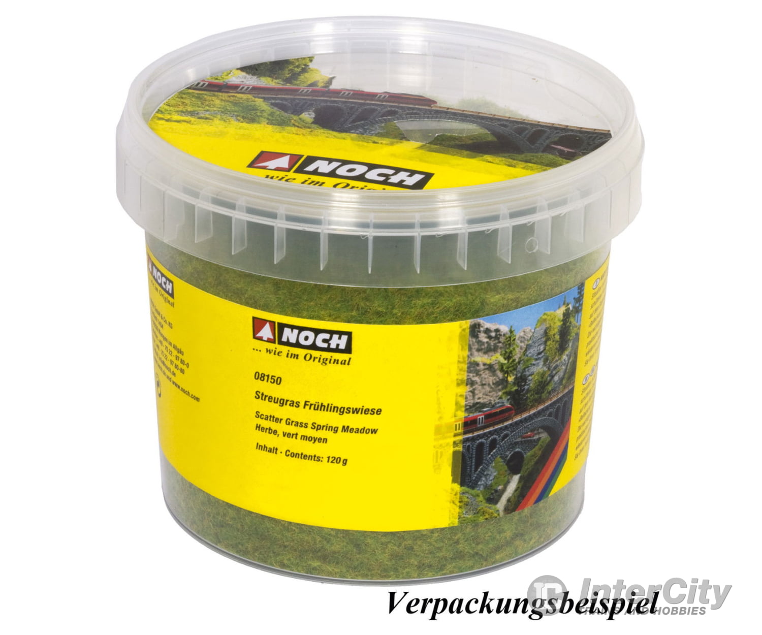 Noch 08155 Scatter Grass ’Flower Meadow’ 2.5 mm Static Grass & Applicators