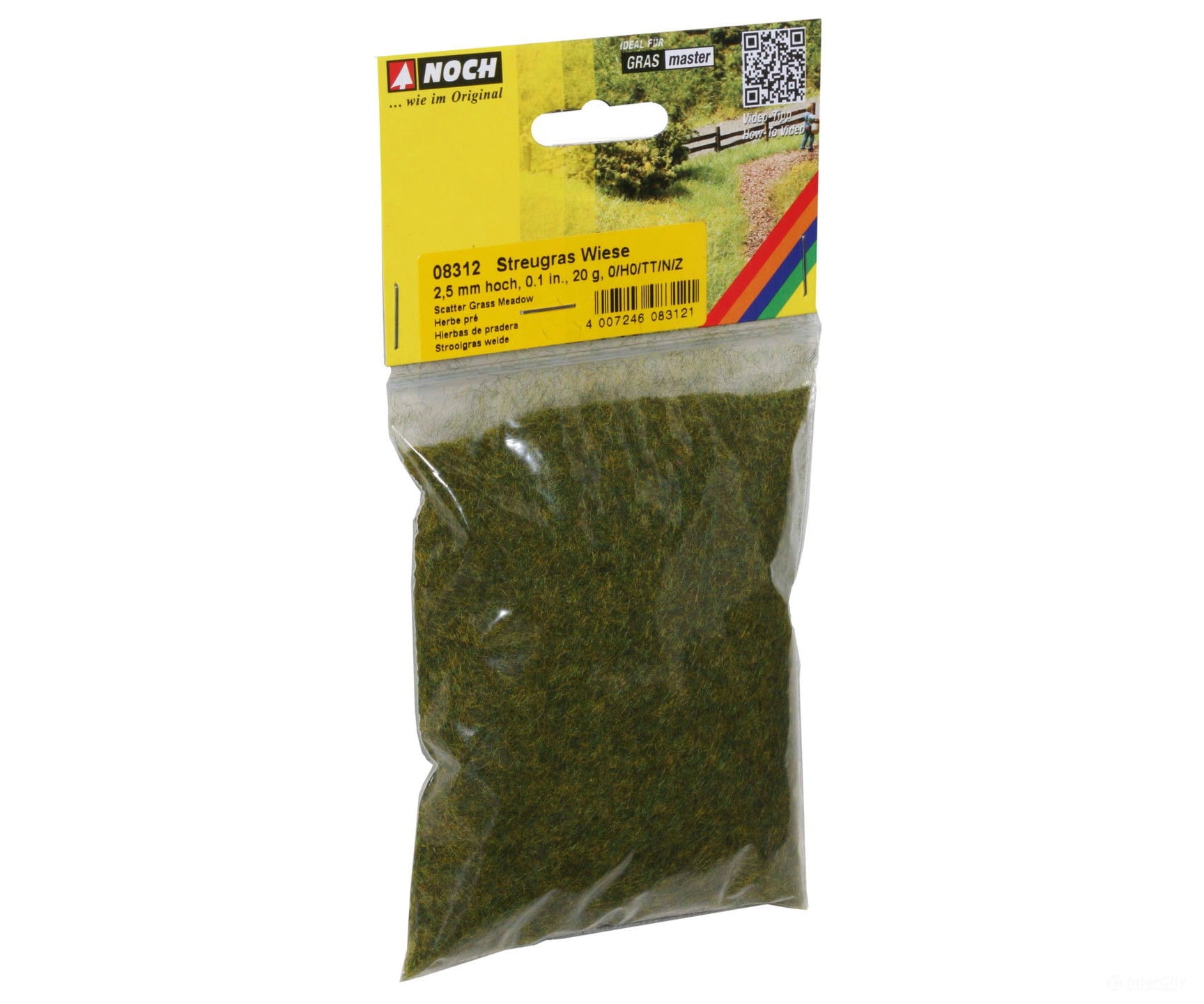 Noch 08312 Scatter Grass ’Meadow’ Static Grass & Applicators