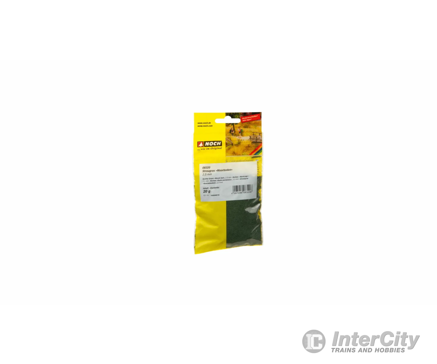 Noch 08320 HO N Z Scatter Grass ’Marshland’ 2.5 mm Static Grass & Applicators