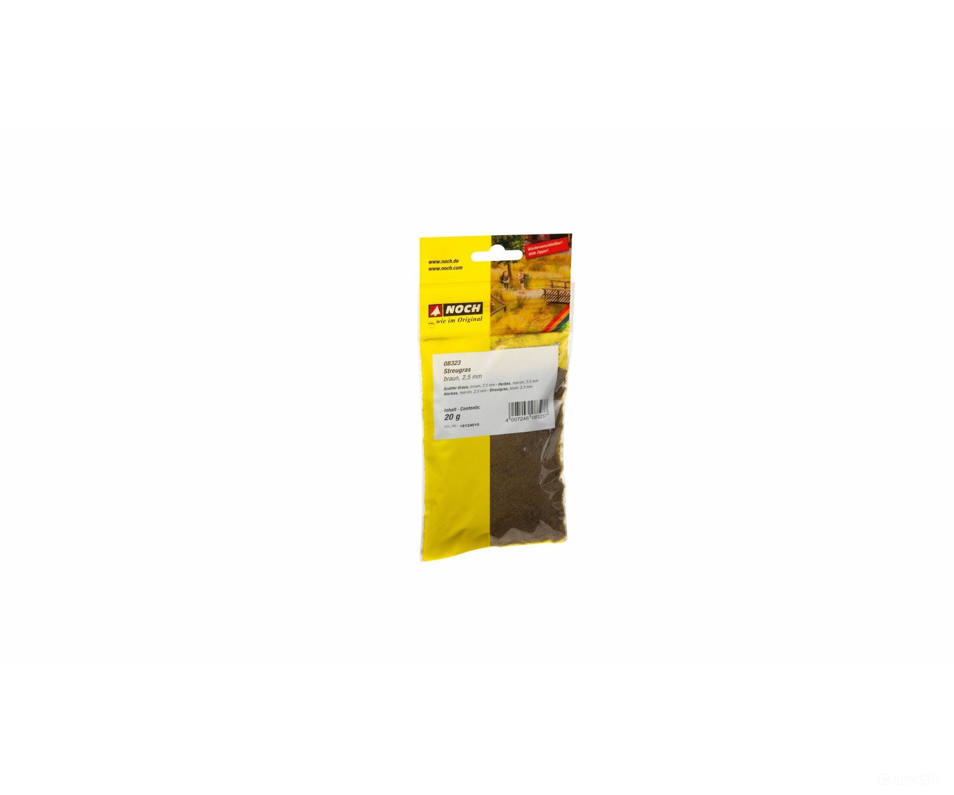 Noch 08323 Scatter Grass Brown 2.5 mm Static Grass & Applicators