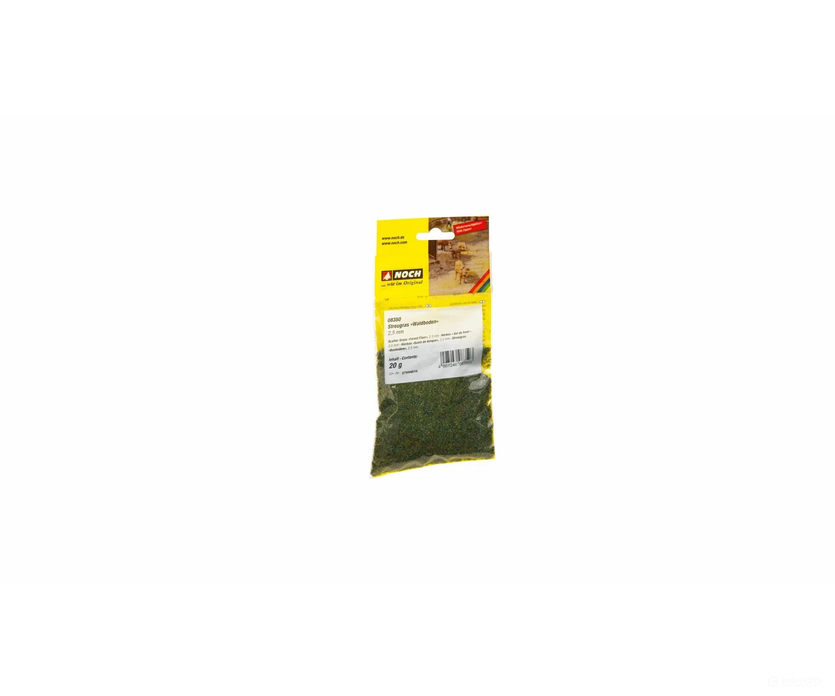 Noch 08350 HO N Z Scatter Grass ’Forest Floor’ 2.5 mm Static Grass & Applicators