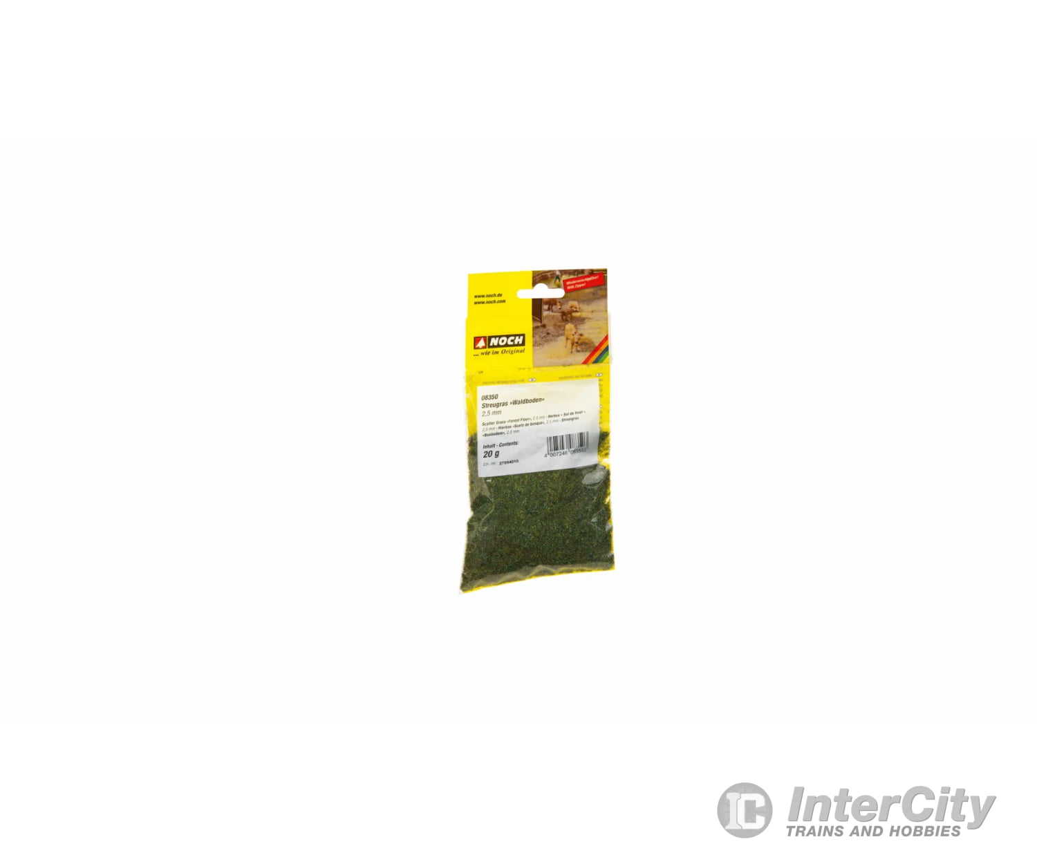 Noch 08350 HO N Z Scatter Grass ’Forest Floor’ 2.5 mm Static Grass & Applicators