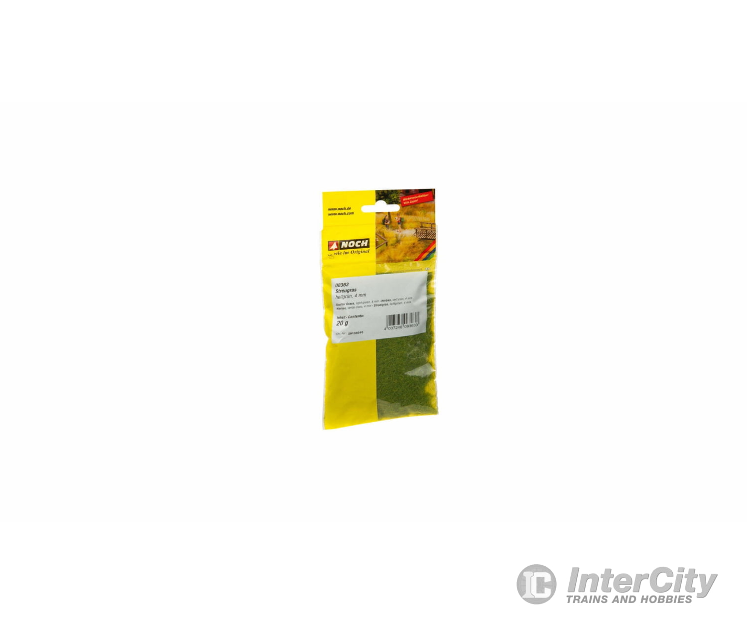 Noch 08363 HO TT N Z O Scatter Grass Light Green Static Grass & Applicators