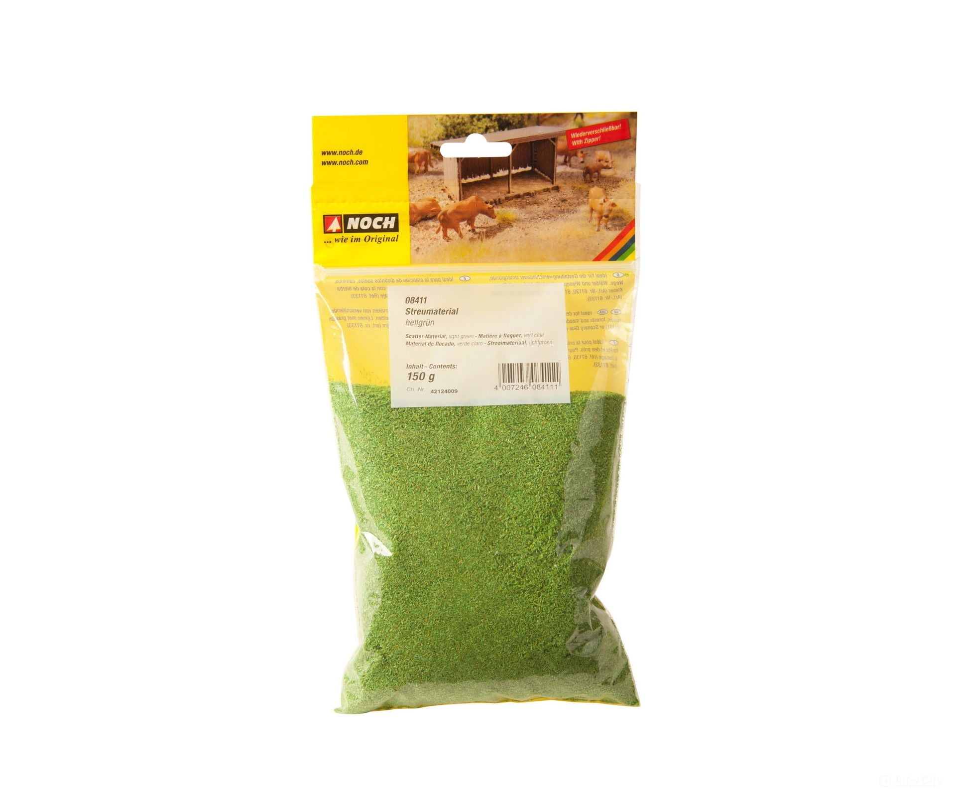 Noch 08411 HO N Z Scatter Material light green Flock & Turf