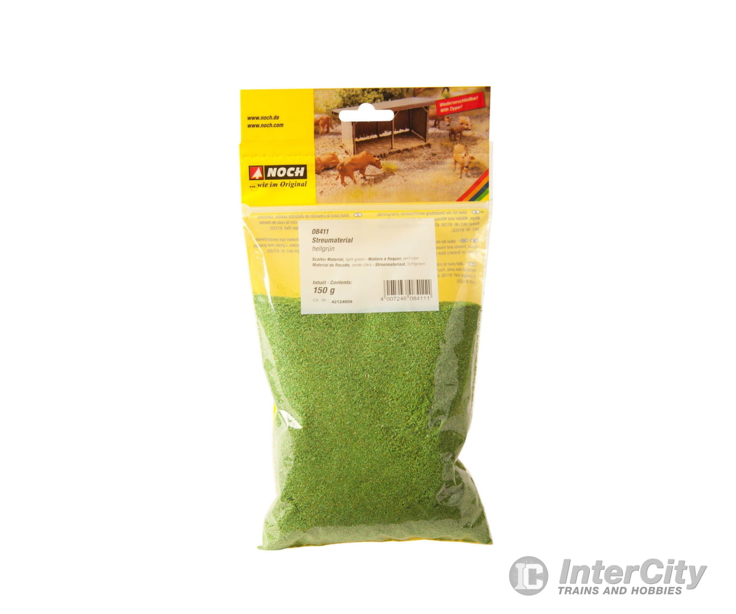 Noch 08411 HO N Z Scatter Material light green Flock & Turf