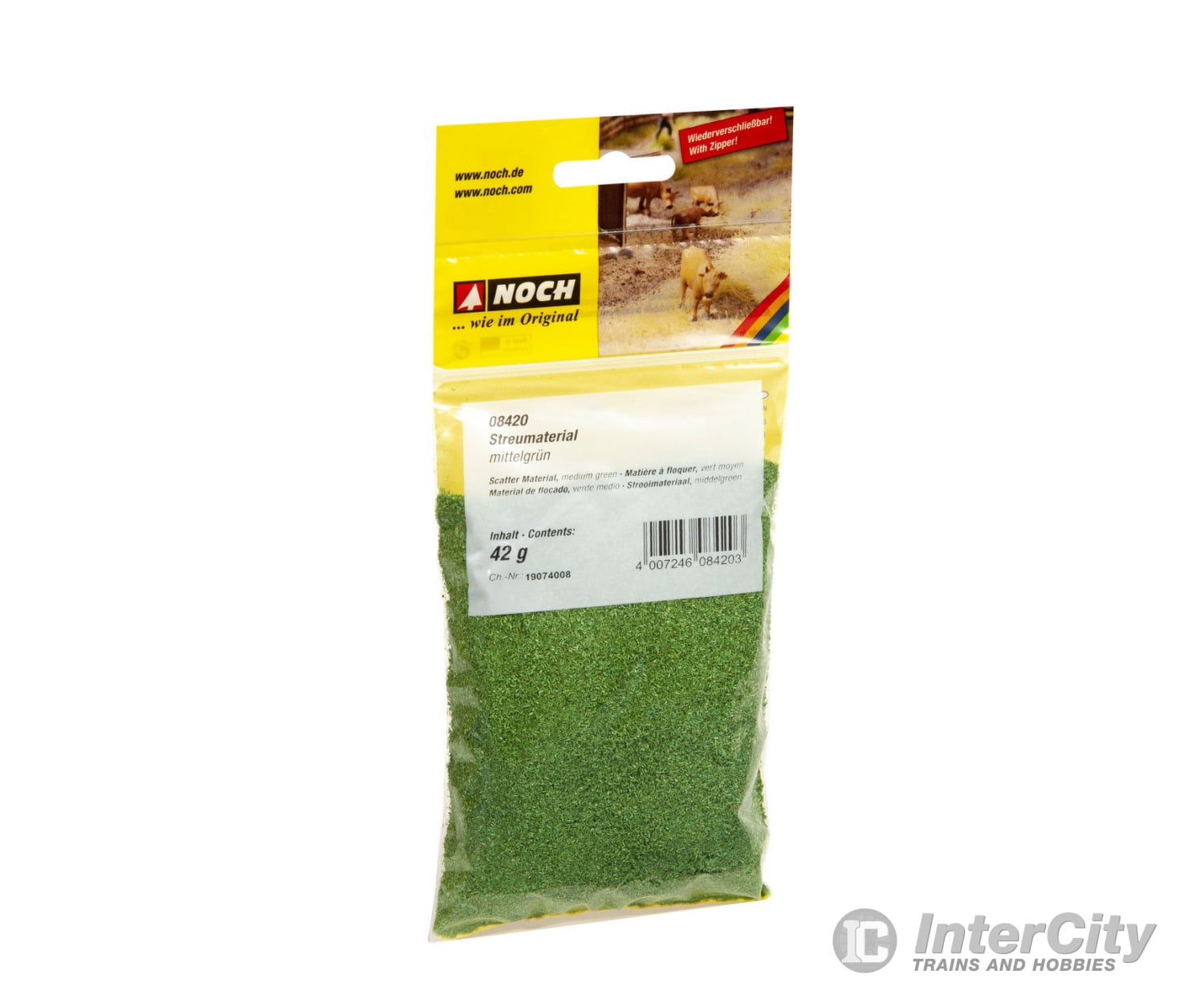 Noch 08420 Scatter Material medium green Flock & Turf