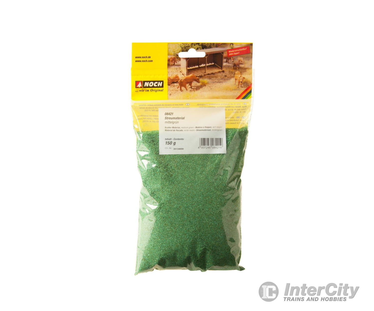 Noch 08421 Scatter Material medium green Flock & Turf