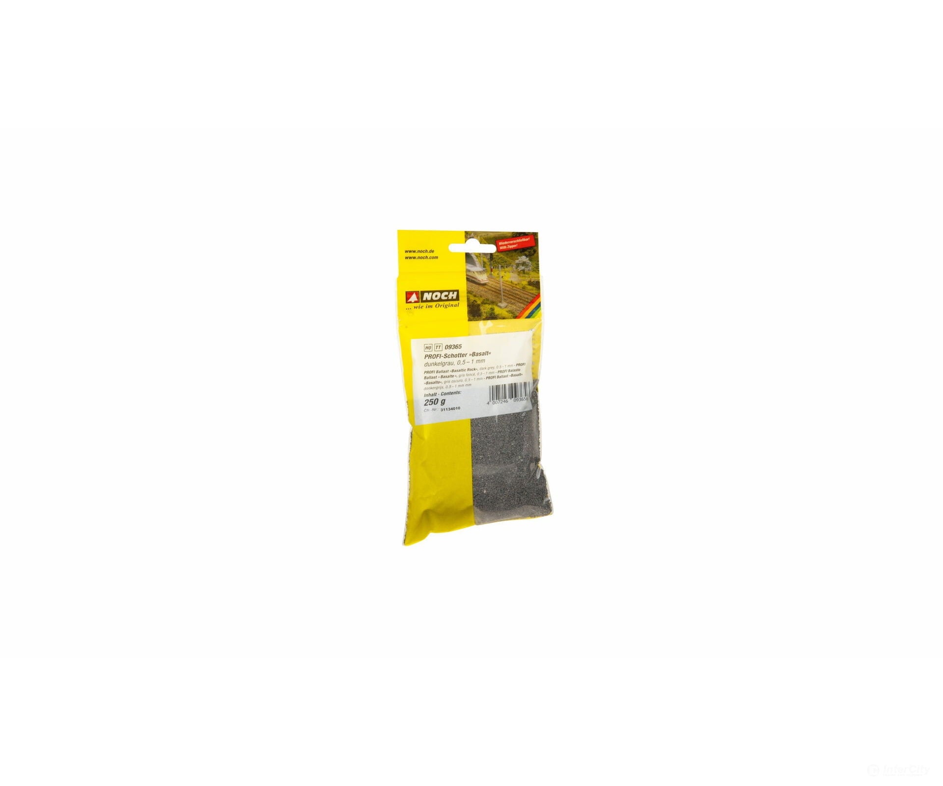 Noch 09365 HO TT PROFI Ballast ’Basalt’ dark grey Ballast & Roadbed