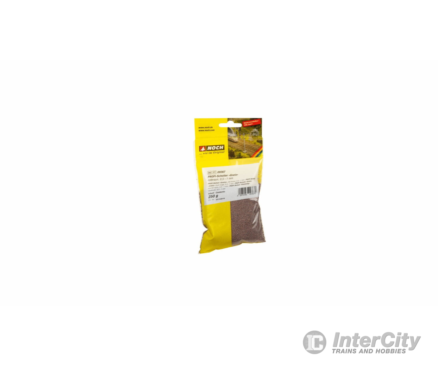 Noch 09367 HO TT PROFI Ballast ’Gneiss’ red brown Ballast & Roadbed