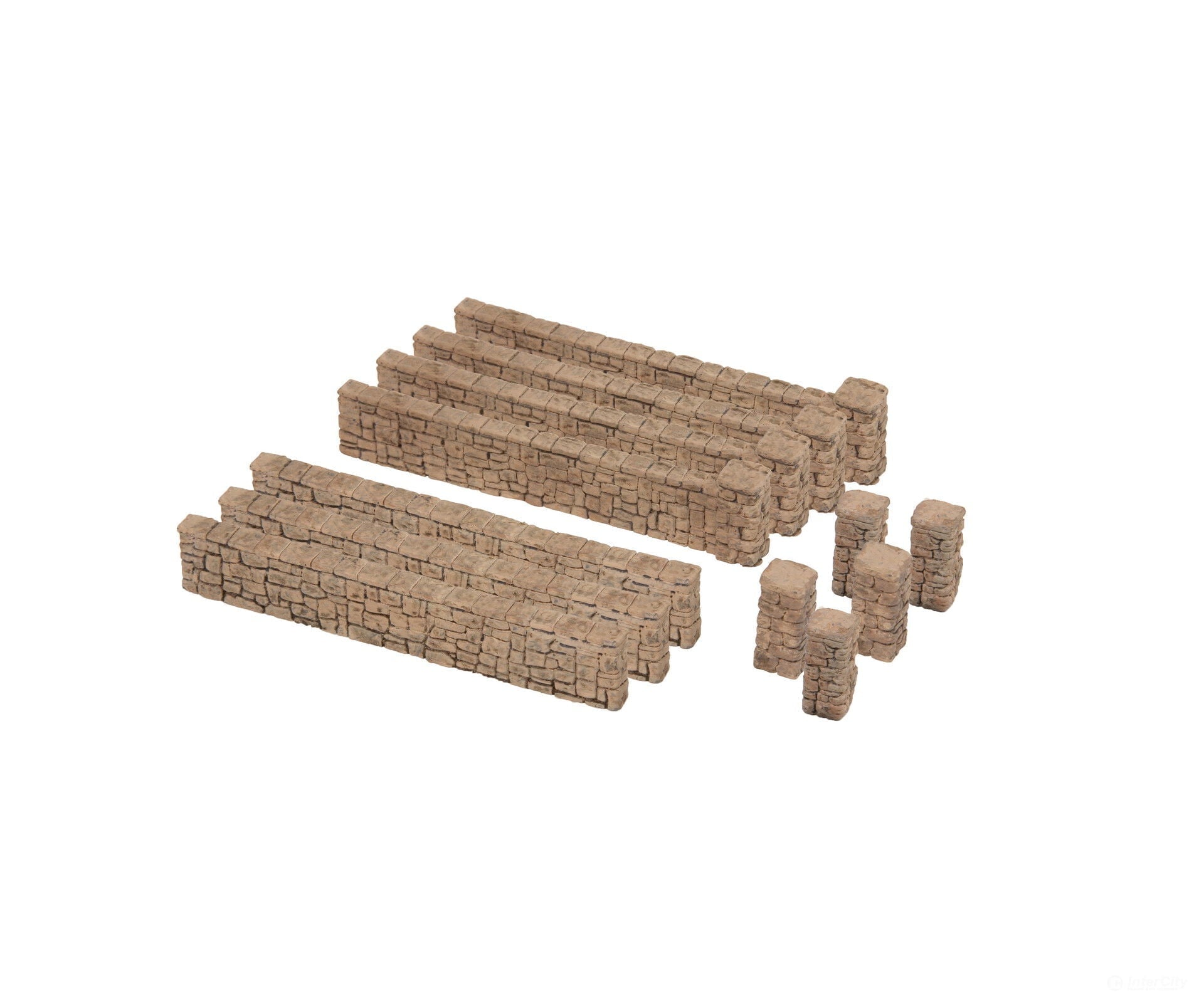 Noch 13172 HO Garden Wall Figures